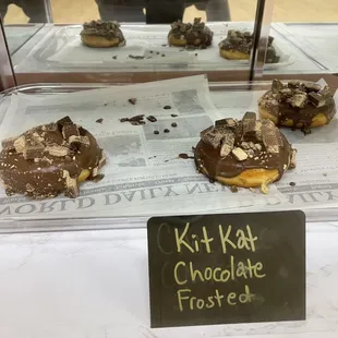 chocolate covered donuts