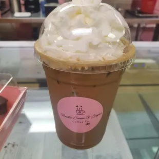 My own concoction of a "smores" espresso drink