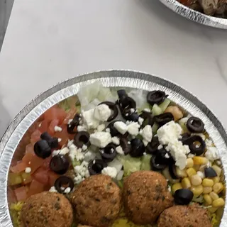 Falafel Over Rice