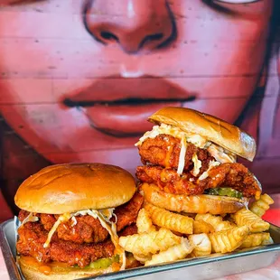 sandwiches, food