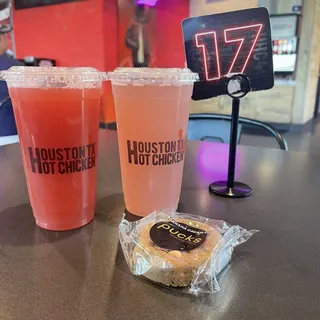 Chilled Strawberry Hibiscus Lemonade