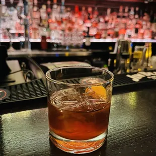 Delicious rye old fashioned