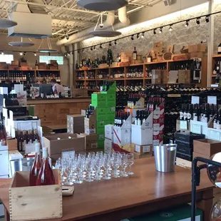 a wine store filled with bottles of wine