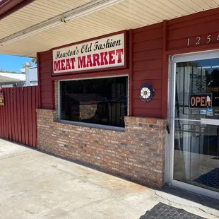 the front of the store
