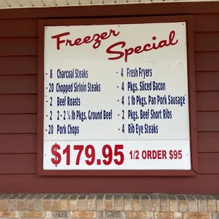 Freezer Special