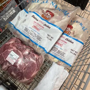 30lbs of leg quarters $8.97 per bag... (Claxton, Georgia chicken farm naturally raised)