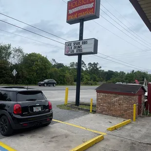 outside