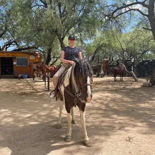 My beautiful horse Mac on back on the range.