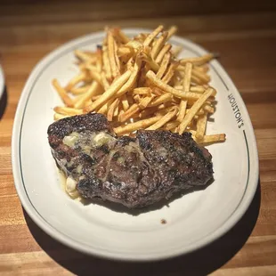 THE HAWAIIAN: rib-eye steak with pineapple-soy-ginger marinade, served with French fries | $50