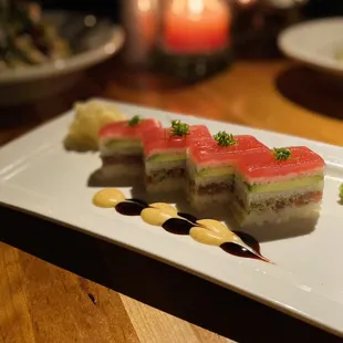 Pressed sushi