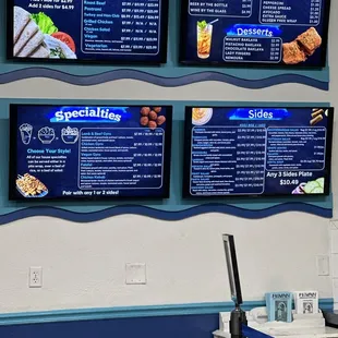 Menu board