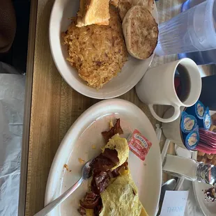 Cheese and Bacon Omelette