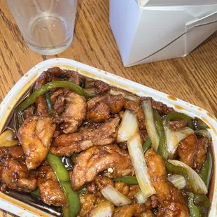 S17. Bourbon Chicken