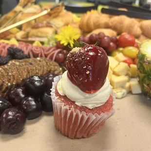 Strawberry cheesecake cupcake. Incredible!!!