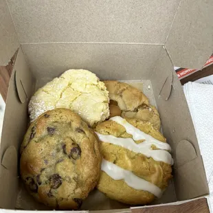 Four different types of cookies!