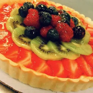 a fruit tart