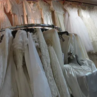 great selection of vintage bridal
