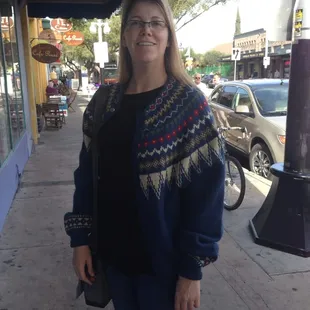 New wool Norwegian sweater