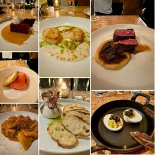 A few things from their NYE pre-fixe menu. Delicious courses!