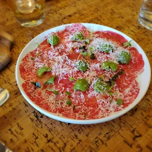 Wagyu Beef Short Rib Carpaccio