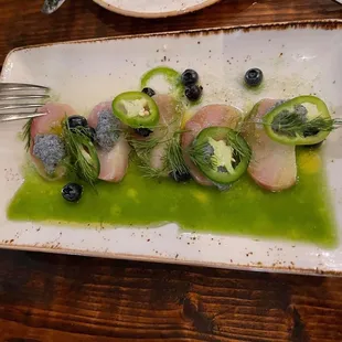 Hamachi Crudo