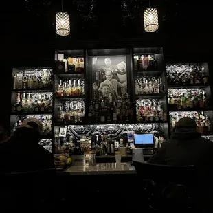 people sitting at a bar