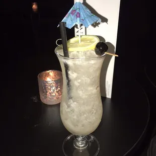 A "holy crap this is good" type drink. Knowing me, it was probably made with gin.