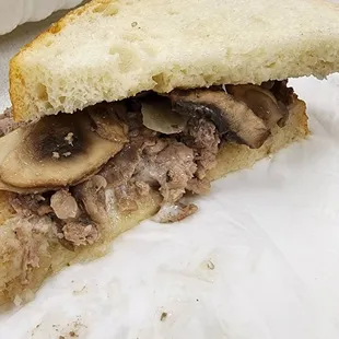 Steak Sandwich with Mushrooms &amp; Onions