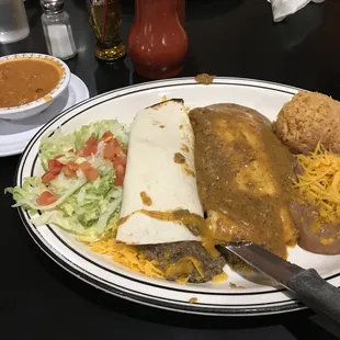 Burrito and enchilada!