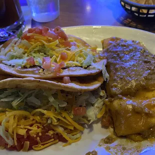 Cold tacos and Luke warm enchiladas