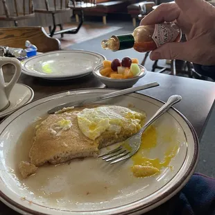 Pancakes and Eggs