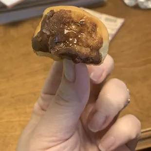 Came from Howard's like this. Is that icing? I need a magnifying glass to see it.