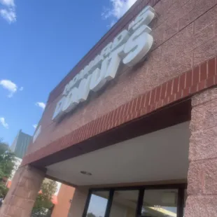 the outside of the store