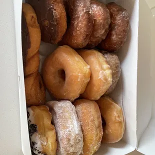 a variety of doughnuts