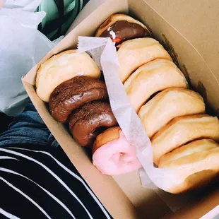 a box of doughnuts