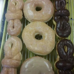 a variety of doughnuts