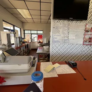 a view of the drive - in