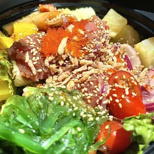 Tuna poke bowl. Delish!