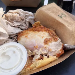 Raw chicken