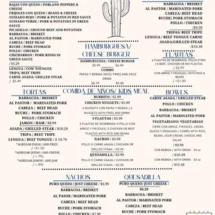 Updated Lunch Menu 2