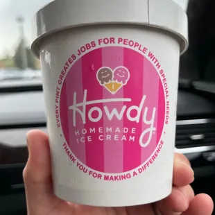 The yummiest ice cream, to go!