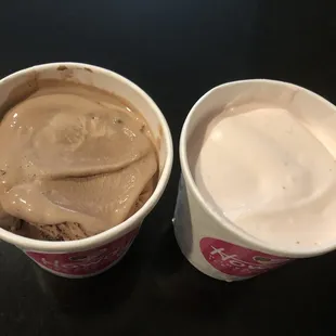 We would expect the pints to be filled up, chocolate is half hollow too.