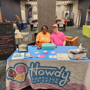 two people sitting at a table