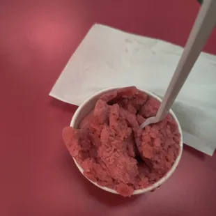 a bowl of ice cream