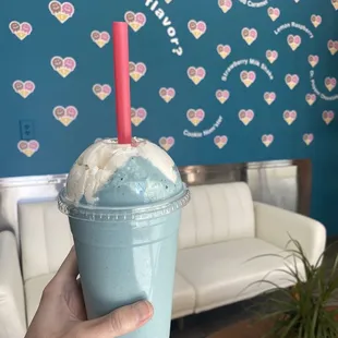 Cookie Monster milk shake