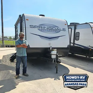 Yeehaw another happy camper!  Congrats Mr. Camacho on the your new Keystone Springdale 1800BH. Welcome to the Howdy RV family!