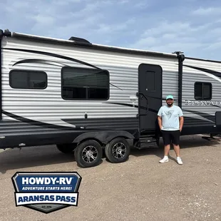 Hurray for another happy camper!  Congrats Mr. Garcia on the 2015 Nomad Weekender 269RK. Welcome to the Howdy RV family! Safe travels!