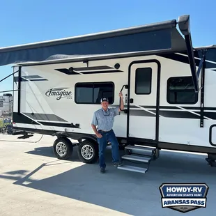 Hooray to another happy camper!  Congrats Mr. Underbrink on your 2021 Grand Design Imagine XLS 22MLE. Welcome to the Howdy RV family!