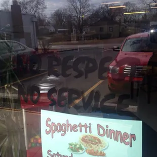 &quot;No respect, NO service&quot; = love it