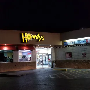 the front of the store